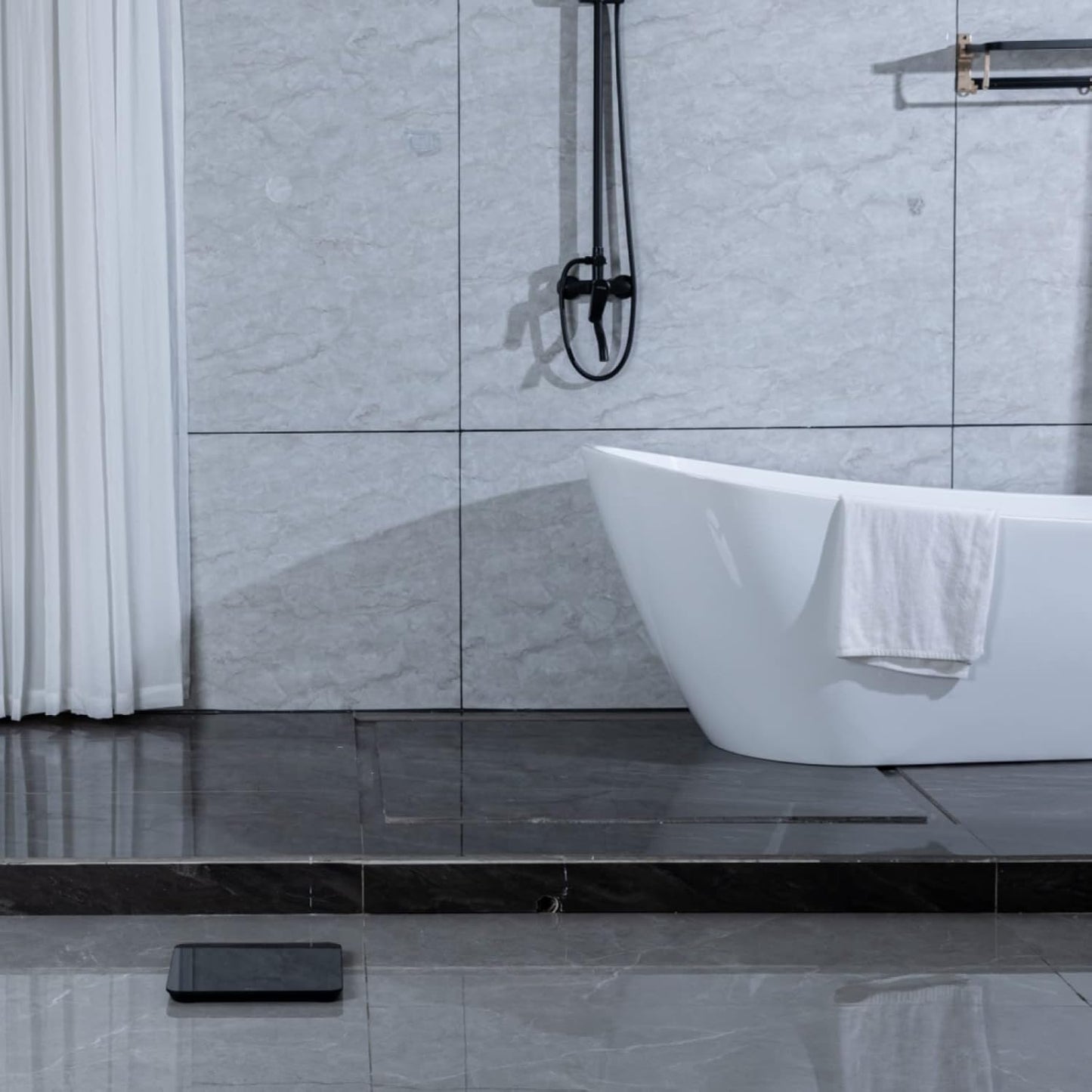 Báscula Digital de Baño – Precisión 0.05 lb, Pantalla LED Brillante, 180 kg/400 lb de Capacidad, Tecnología de Verificación de Peso, Diseño Seguro Antideslizante