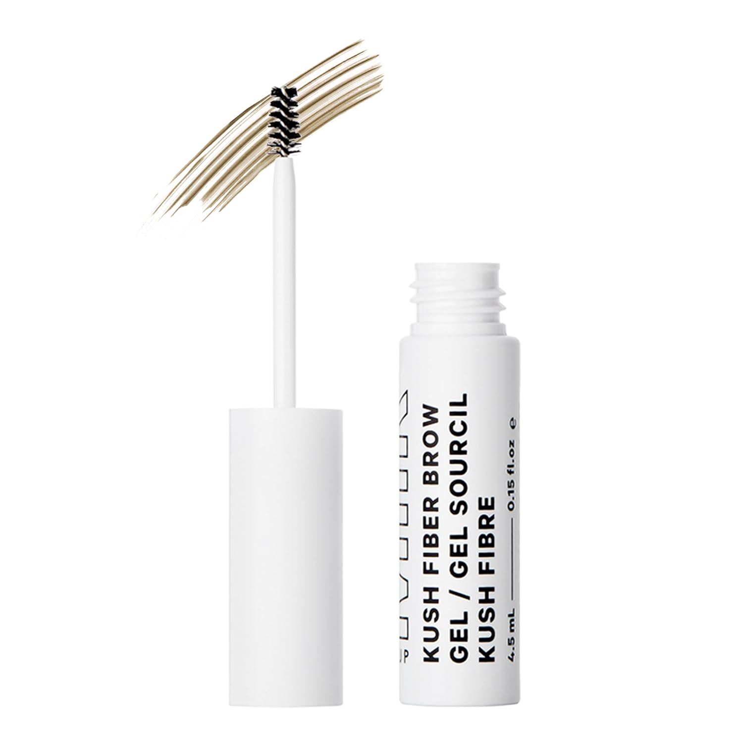 Milk Makeup KUSH Fiber Brow Gel | Gel Tintado con Fibras para Cejas Más Llenas y Naturales | Acondicionador, Vegano y Cruelty-Free