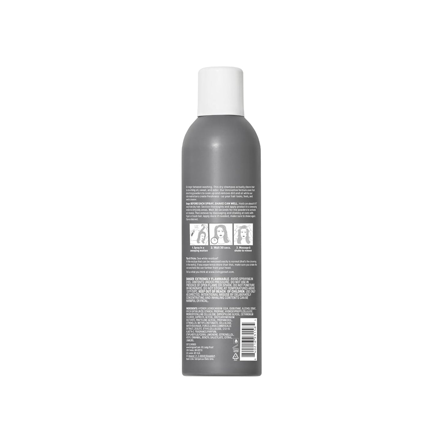 Living Proof Perfect Hair Day (PhD) | Champú en Seco Unisex – Refresca al Instante, Absorbe Grasa y Olor, Prolonga el Peinado