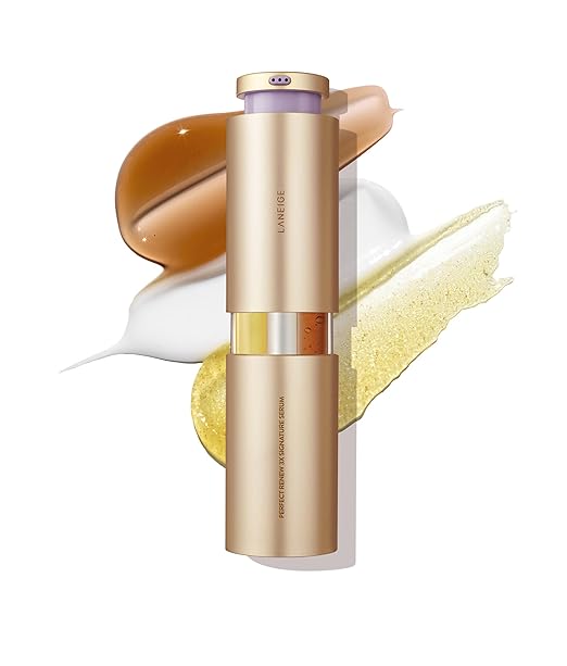 LANEIGE Serum exclusivo Perfect Renew 3X: Retinol, ceramida y péptidos de colágeno para el cuidado de las arrugas, reafirmante y resplandor