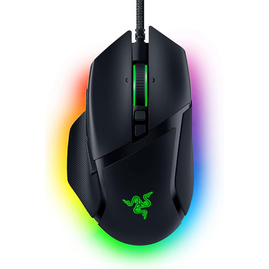 Razer Basilisk V3 – Mouse Gamer Ergonómico Personalizable con Rueda HyperScroll, 11 Botones, Sensor 26K DPI y Chroma RGB, Black