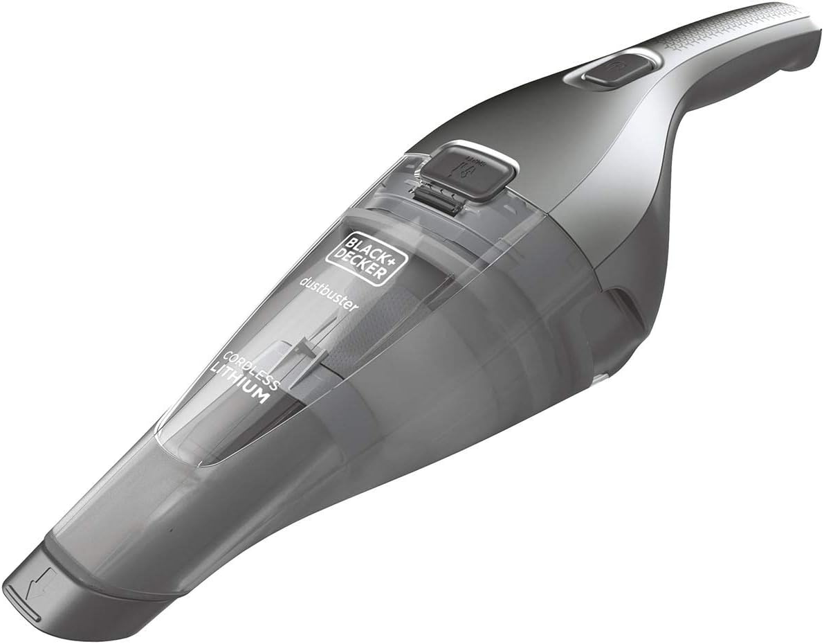 Aspiradora de Mano Inalámbrica Dustbuster 8V, Portátil con Filtro Lavable, Boquilla Angosta y Cepillo para Tapizados – Ideal para Limpieza Rápida (HNVC220BCZ01)