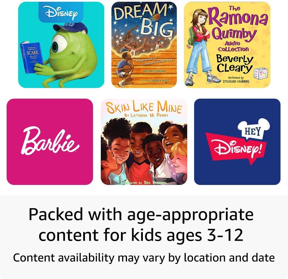 Echo Pop Kids (Modelo más reciente) – Altavoz inteligente para niños con Alexa, fundas Disney Princess y Marvel’s Avengers, control parental, 6 meses de Amazon Kids+