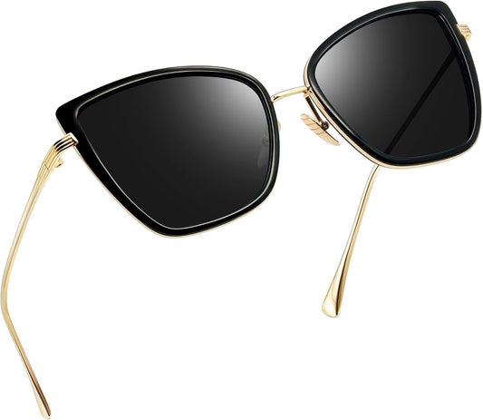 Joopin Anteojos de Sol Mujer Oversize Estilo Cat Eye | Polarizados UV400 | Lentes de Moda