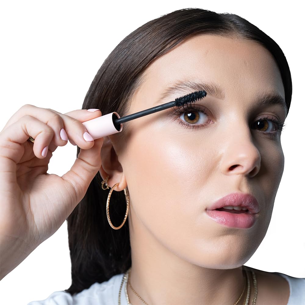 Florence by Mills Up a Notch Volumizing Mascara | Máscara de Pestañas Negra de Volumen y Longitud – Fórmula Vegana & Cruelty Free, 10.5 g