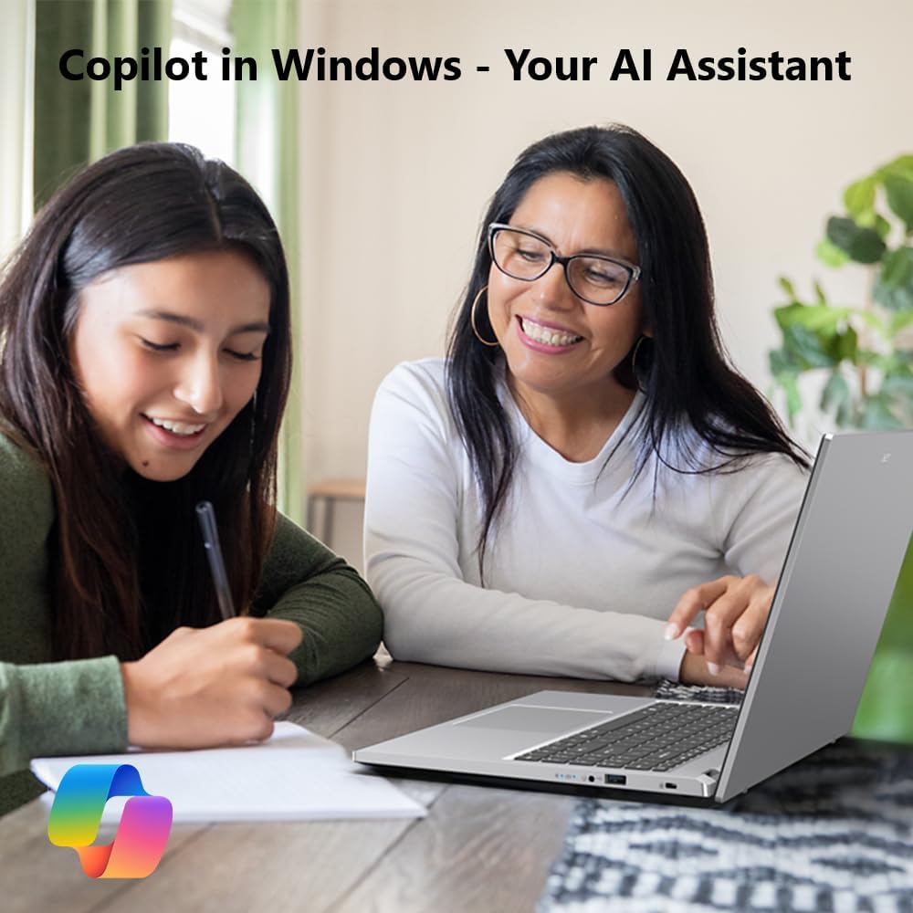 Laptop Acer Aspire Go 15 | 15.6" FHD IPS | Intel Core 3 N355 | 8GB DDR5 | 128GB UFS | Wi-Fi 6 | Windows 11 Home S | AI Ready con Copilot