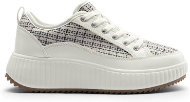 DREAM PAIRS Women Platform Chunky Lightweight Comfortable Casual Lace-Up Sky Walking Fashion Sneakers