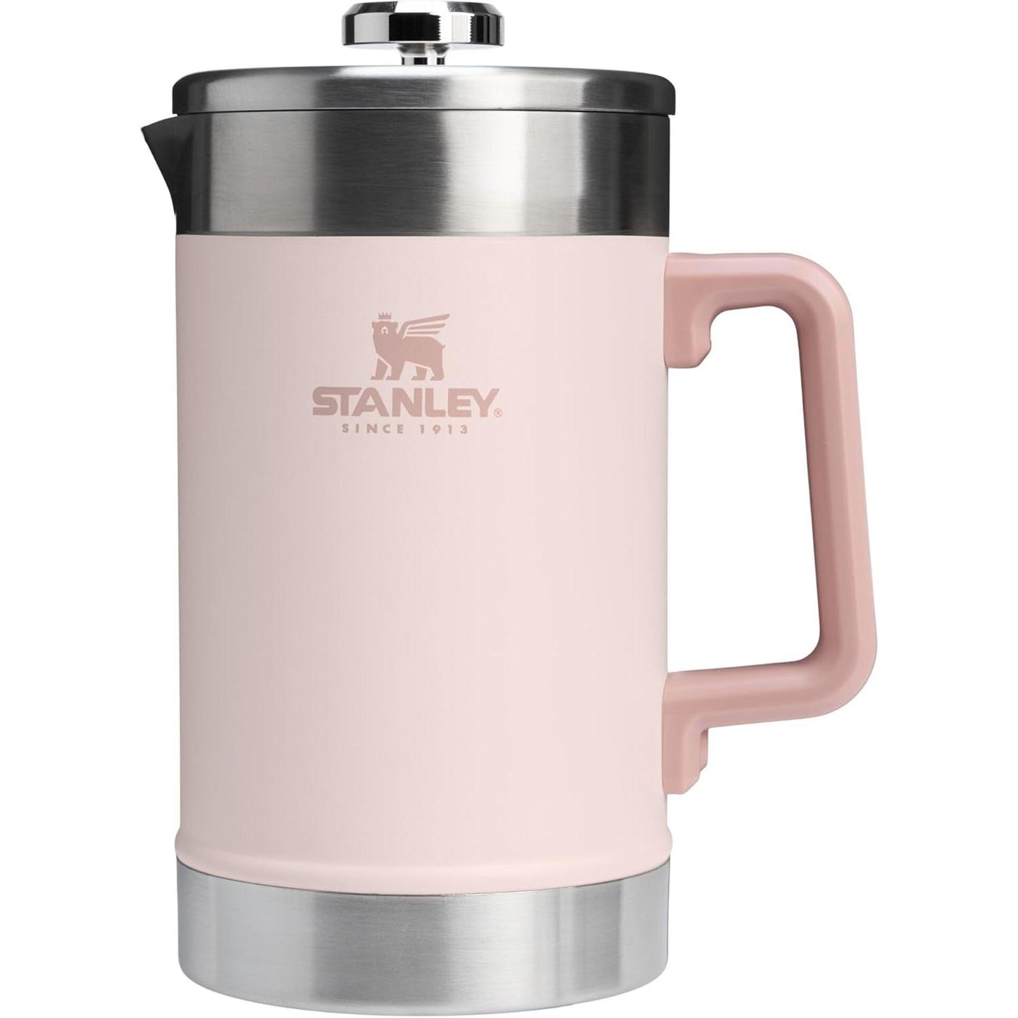 Classic Stay-Hot French Press Coffee Maker 48 Oz | 5 Minute Brew, 4 Hours Hot | Mesh Filter for Coffee Grounds | Insulated Stainless Steel French Press | Bpa-Free | Hammertone Green