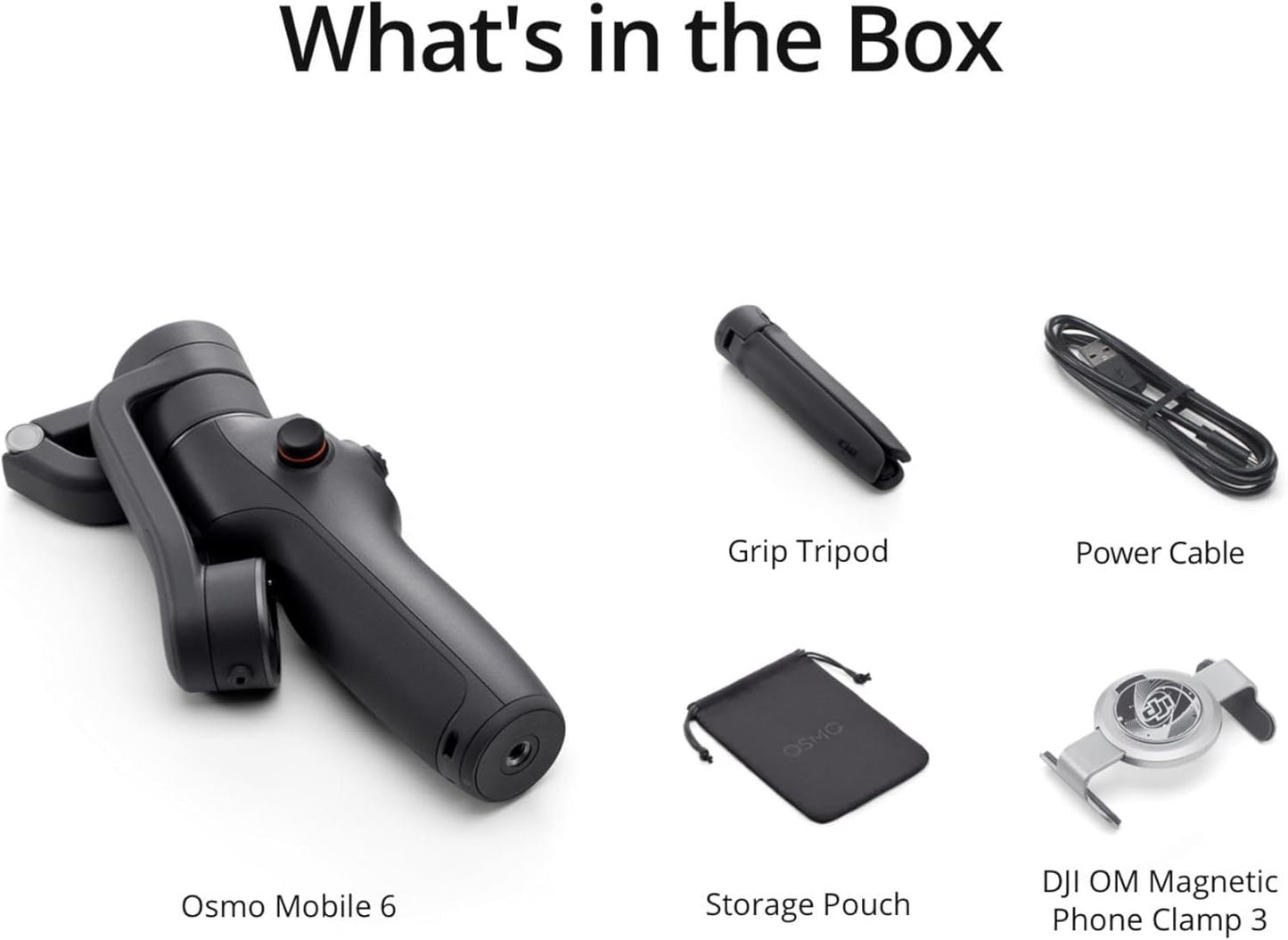 DJI Osmo Mobile 6 Estabilizador Gimbal para Smartphone – 3 Ejes, Seguimiento Inteligente, Palo Extensible Integrado, Control desde Smartwatch, Portátil y Plegable – Slate Gray