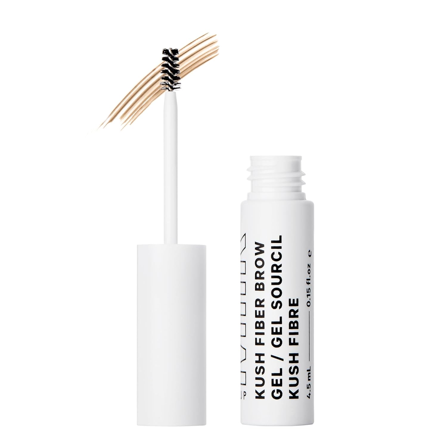 Milk Makeup KUSH Fiber Brow Gel | Gel Tintado con Fibras para Cejas Más Llenas y Naturales | Acondicionador, Vegano y Cruelty-Free