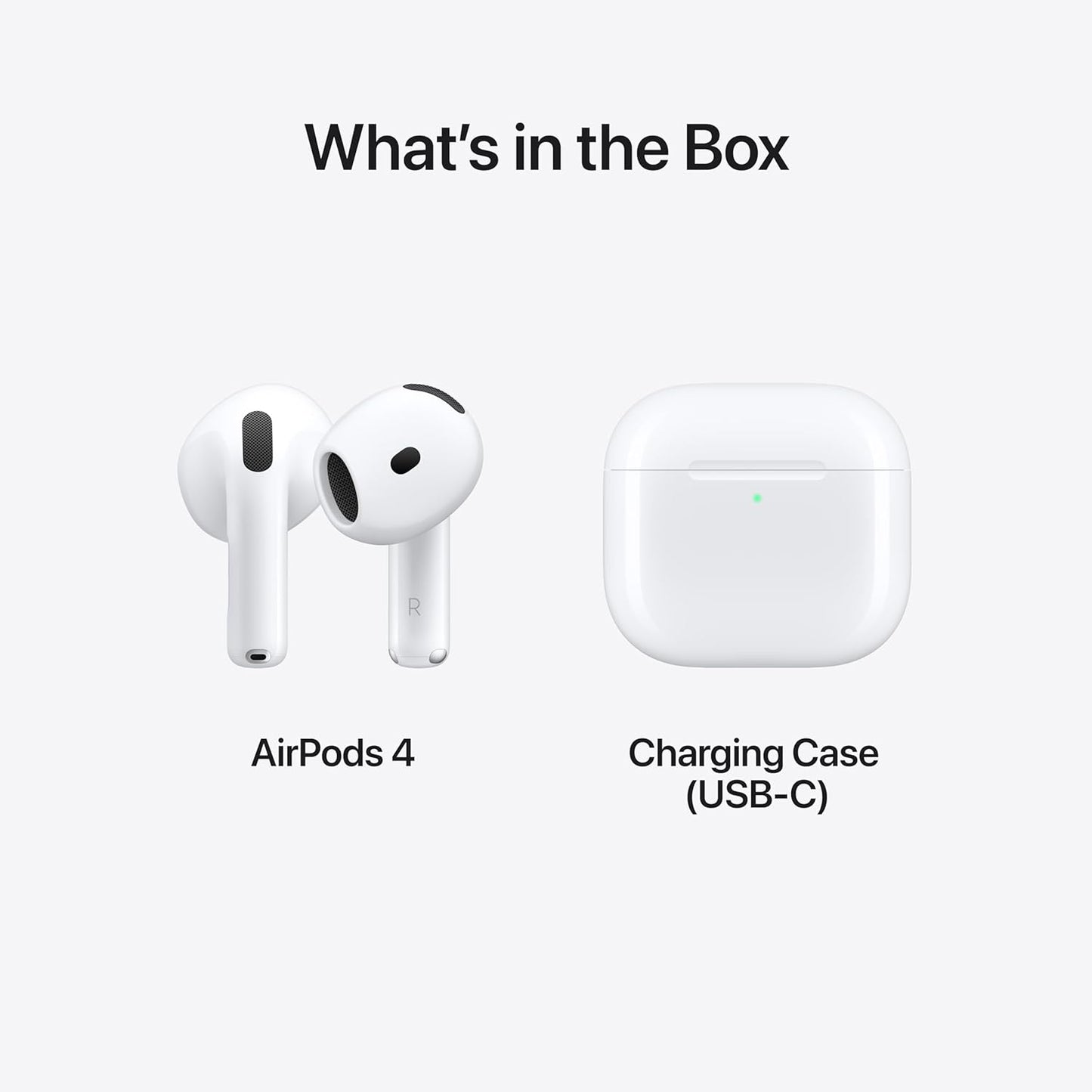 Apple AirPods 4.ª generación – Auriculares inalámbricos Bluetooth - hasta 30 horas de batería – Blanco