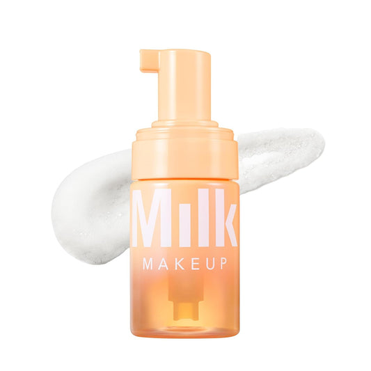 Milk Makeup Cloud Glow Primer en Espuma | Prebase Facial Iluminadora con Cúrcuma y Azafrán | Fijación hasta 12 hs, Hidratante y Libre de Siliconas – 0.91 oz