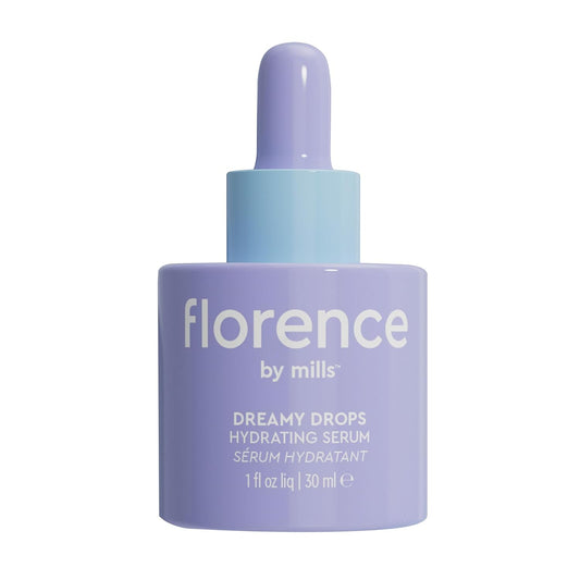 Florence by Mills Dreamy Drops Hydrating Serum | Sérum Hidratante con Ácido Hialurónico + Extractos de Frutas | Ligero, Iluminador y Oil-Balancing – 30 ml