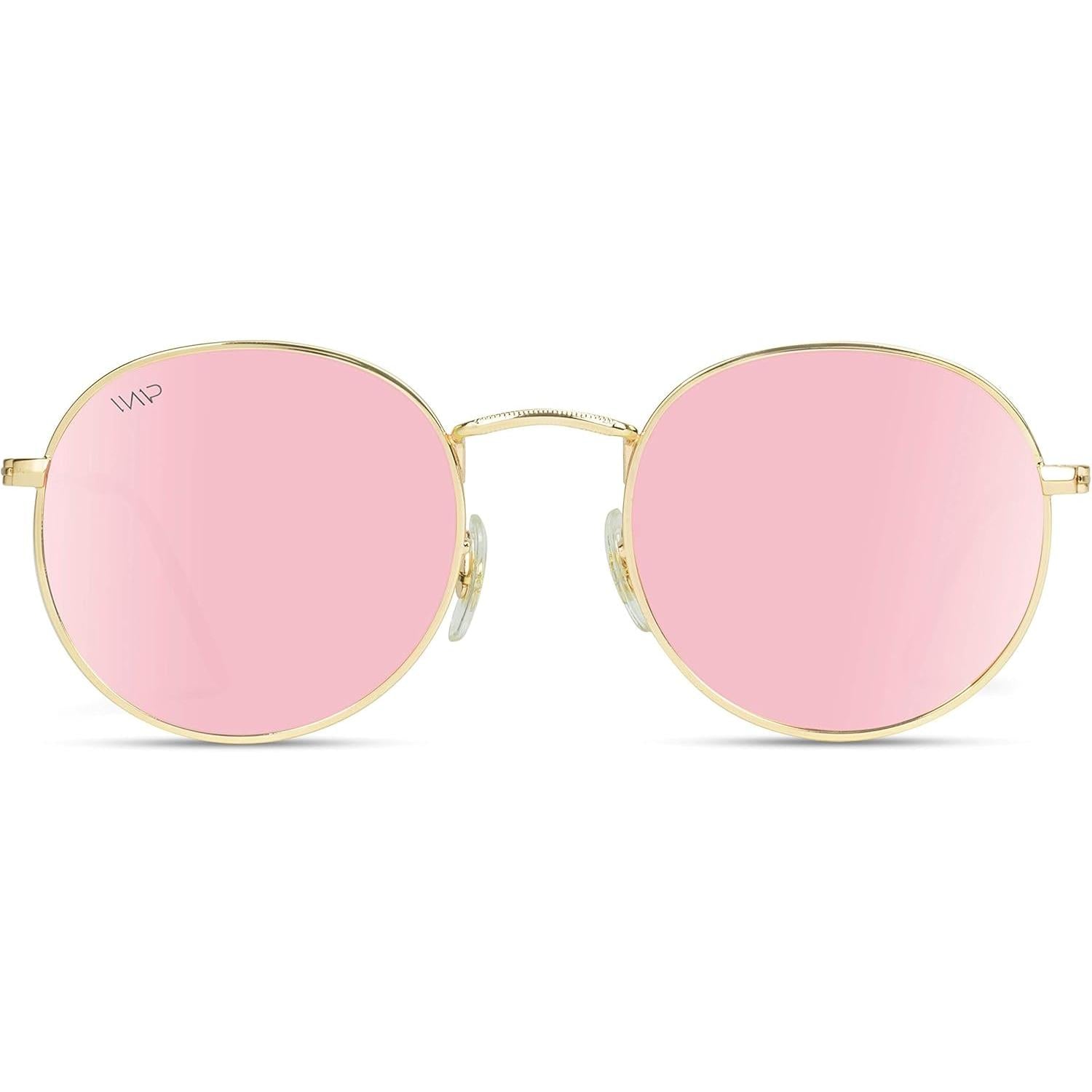 Anteojos de Sol Redondos con Lentes Espejados – Unisex, Retro y Modernos, Protección UV400