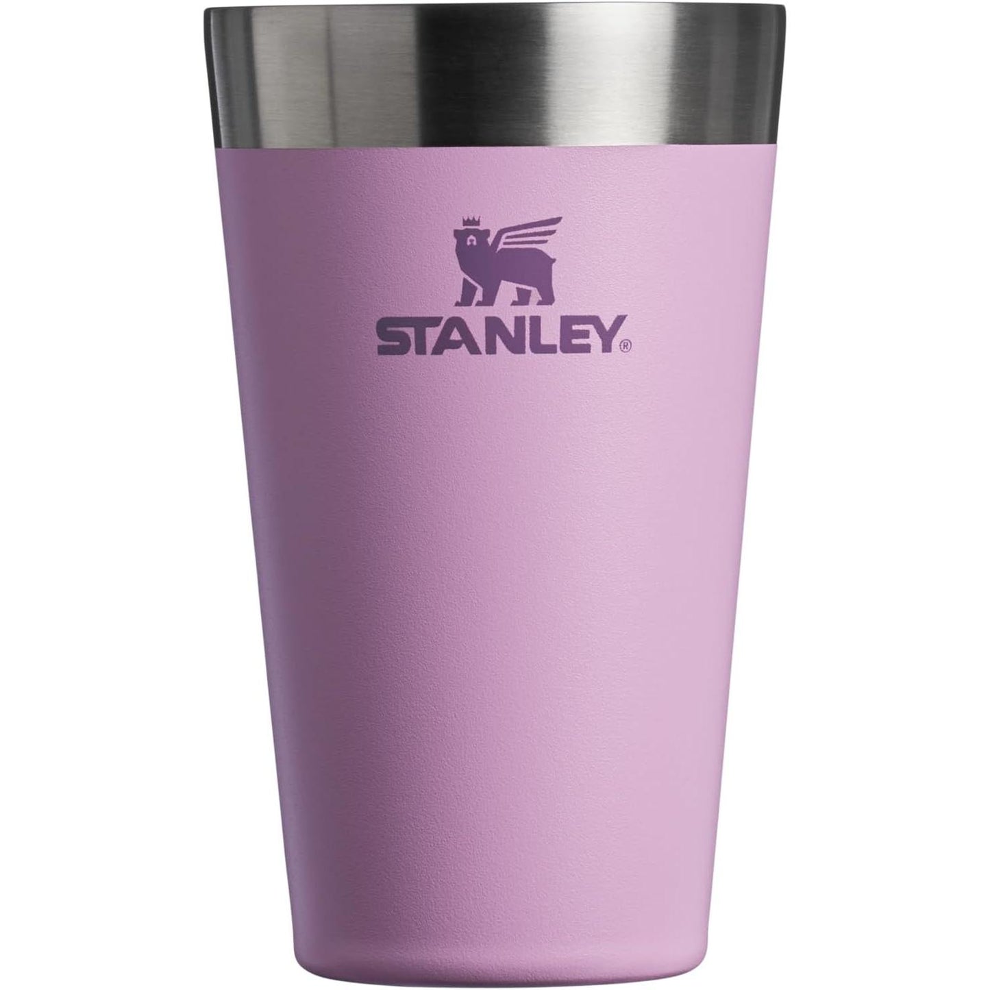 Adventure Stacking Beer Pint Glass 16Oz | Stackable Drinking Cup for Cold Beverages | Dishwasher Safe | Insulated Stainless Steel Tumbler | Bpa-Free | Ash 2.0