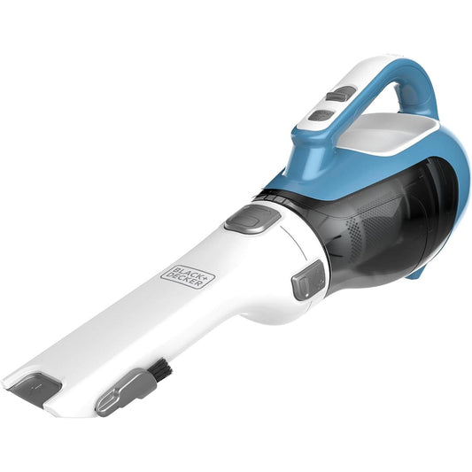 Aspiradora Manual Inalámbrica BLACK+DECKER dustbuster AdvancedClean, Compacta para Hogar y Auto con Herramienta para Ranuras (Modelo CHV1410L)