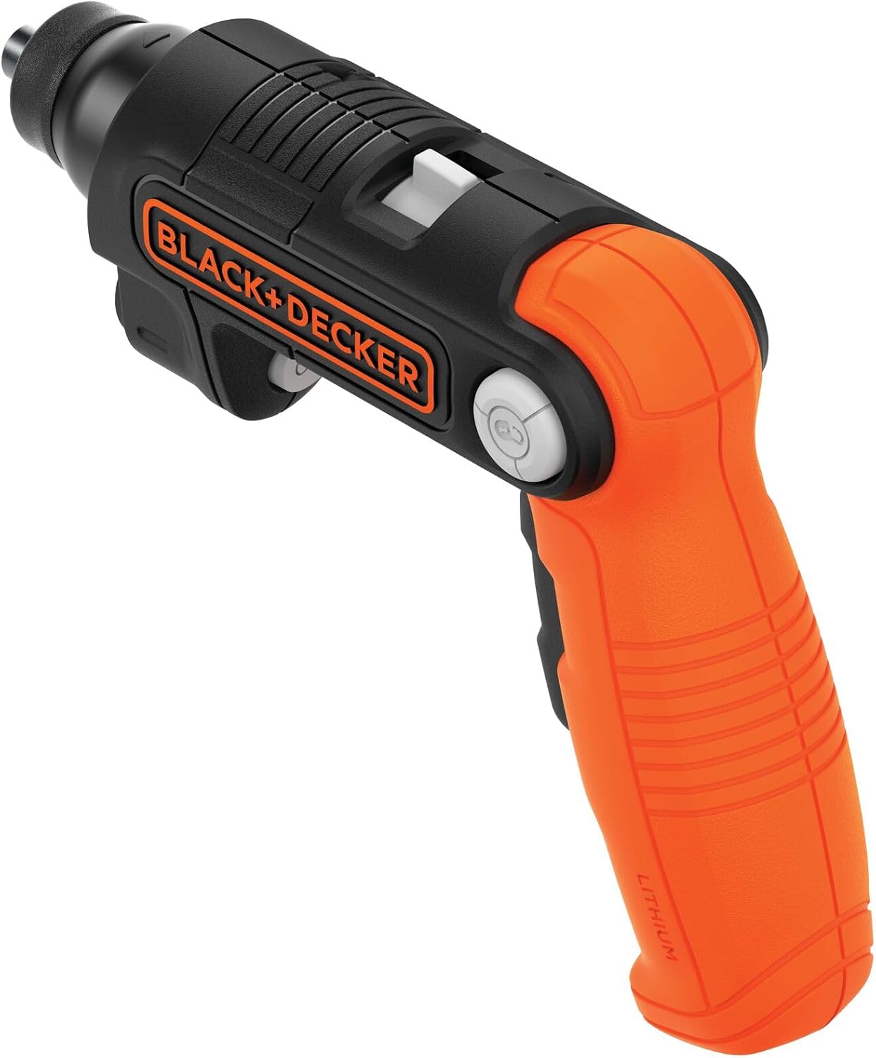 BLACK+DECKER Destornillador Inalámbrico 4V MAX con Linterna LED, Mango Pivotante y Batería Recargable (BDCSFL20C)
