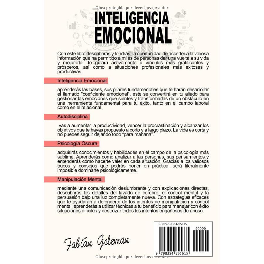 Inteligencia Emocional: 4 Libros en 1 | Autodisciplina + Psicología Oscura + Manipulación + Control de Emociones
