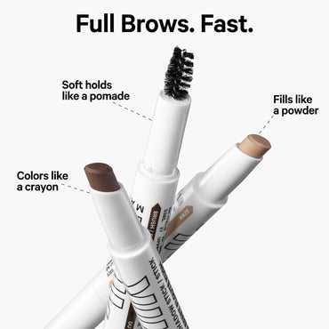 Milk Makeup KUSH Brow Shadow Stick | Lápiz Sombra para Cejas | Rellena, Define y Da Volumen Suave hasta 12 hs | Fórmula Waterproof, Vegana y Cruelty-Free
