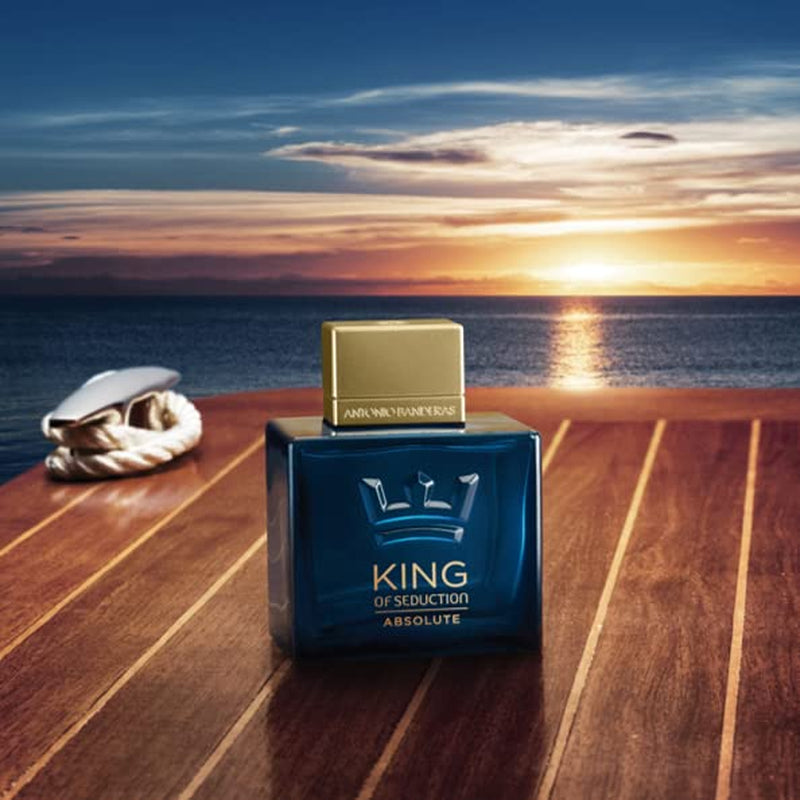 Antonio Banderas King of Seduction Absolute Eau de Toilette Hombre | Perfume Masculino Fresco, Elegante y Seductor – 3.4 oz / 100 ml