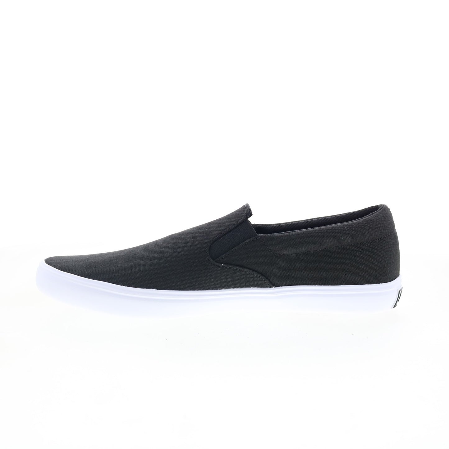 Zapatillas Lacoste Slip-On Base 224 1 CMA para Hombre, Lona Negra con Detalles Blancos, Lifestyle Originales