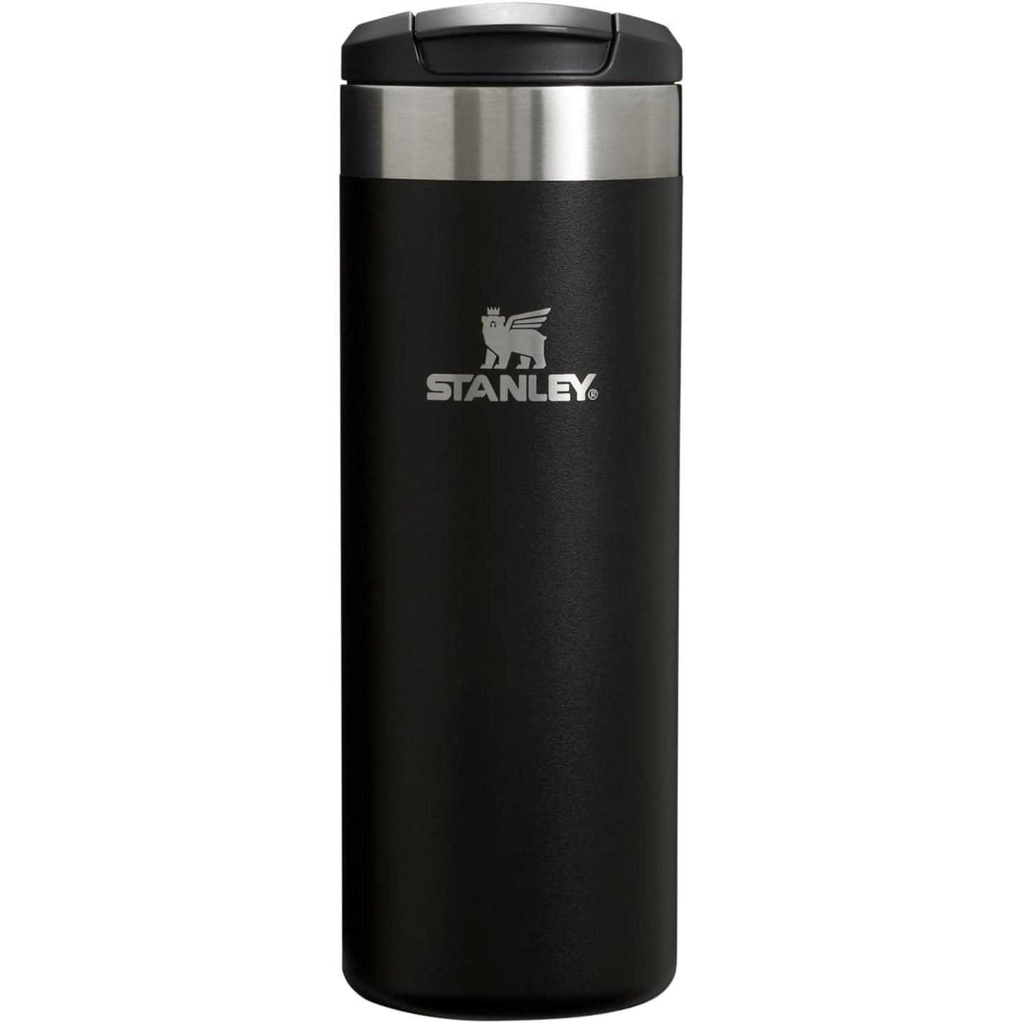 Aerolight Transit Bottle 16 Oz | Locking Drink through Lid | Leak Resistant Water Bottle or Coffee Travel Mug | Lightweight Insulated Stainless Steel | Bpa-Free | Black