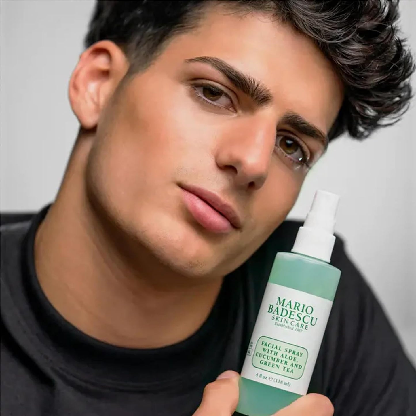 Bruma Facial con Aloe, Hierbas & Agua de Rosas | Hidrata, Reaviva el Brillo y Ayuda a Clarificar | Apta para Todo Tipo de Piel | Vegana, Oil-Free