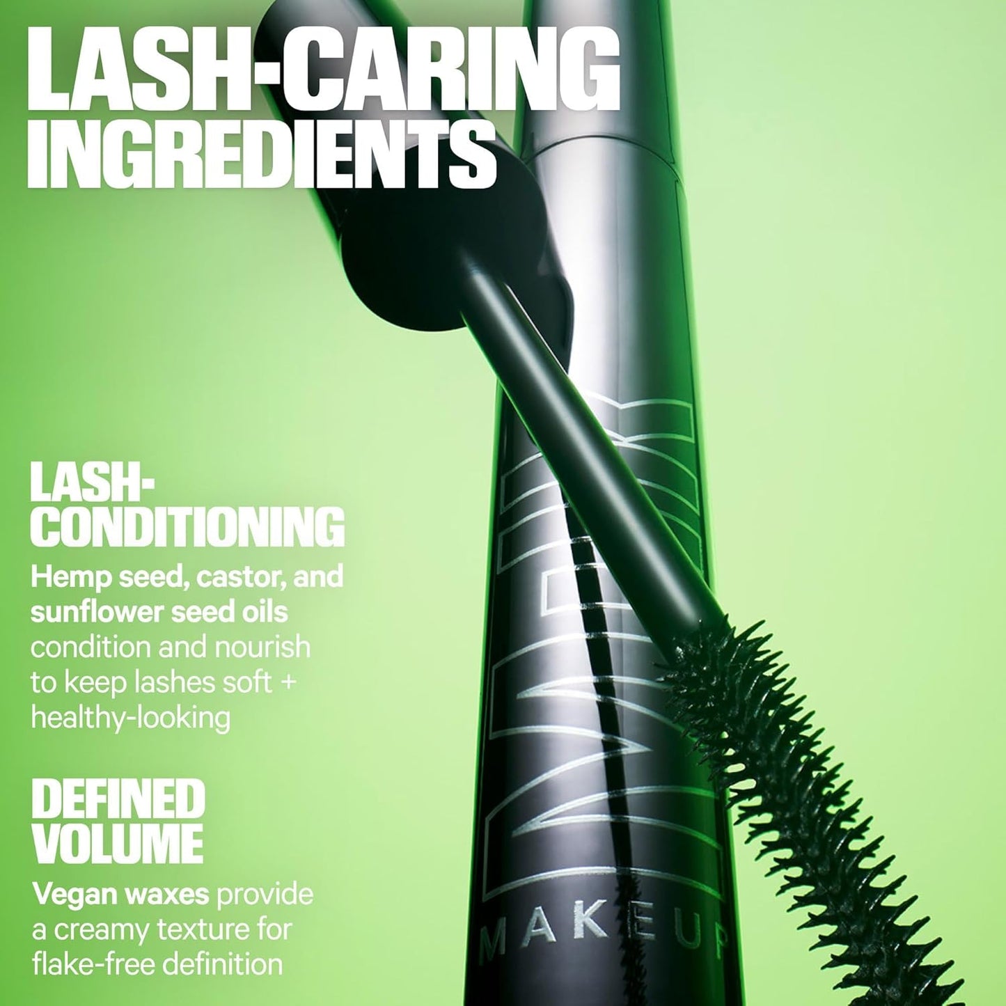 Milk Makeup KUSH High Roll Tubing Mascara | Máscara de Pestañas Larga Duración hasta 24 hs | Volumen Natural, Definición y Longitud | Resistente al Agua y Sin Grumos – 0.3 oz