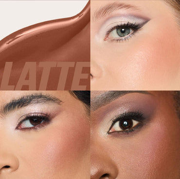 Huda Rubor líquido con filtro de rubor - Latte (claro a medio) - 0.15 fl oz / 4.5 mL