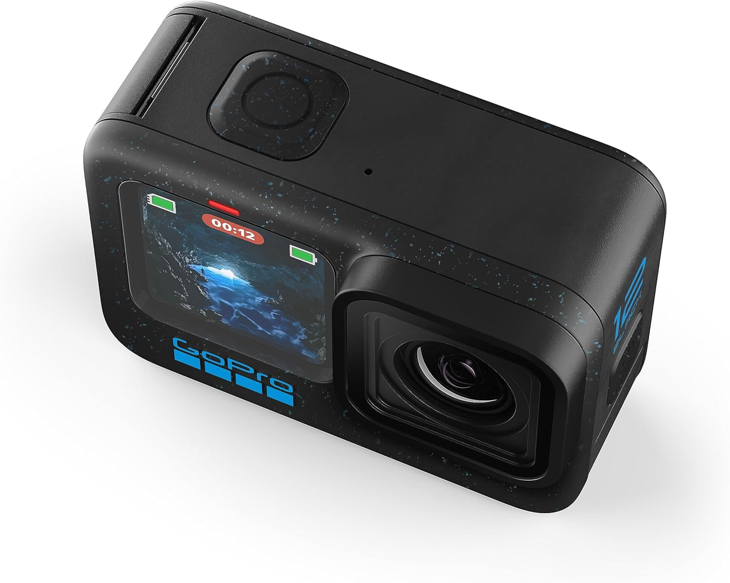 GoPro HERO12 Black – Cámara de acción impermeable con video 5.3K60 Ultra HD, fotos de 27MP, HDR, transmisión en vivo y estabilización avanzada