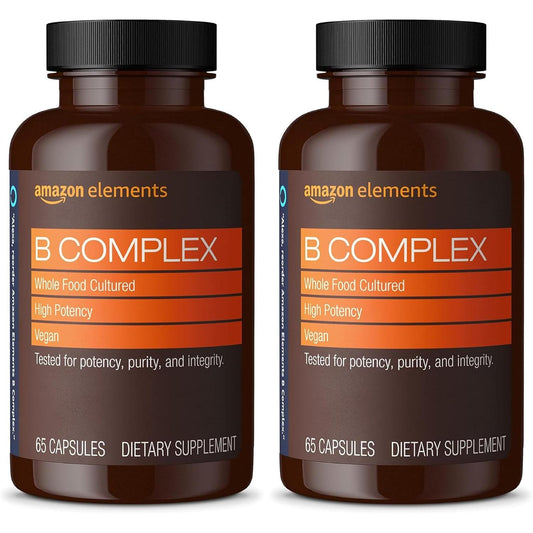 Pack x2 Complejo B de alta potencia | Vegano | 65 cápsulas