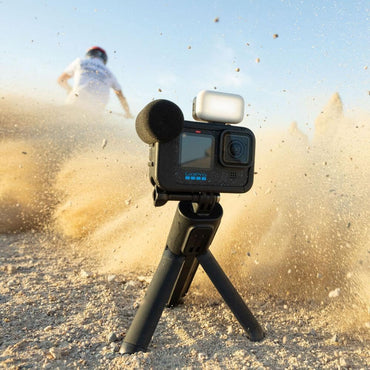 GoPro HERO12 Black – Cámara de acción impermeable con video 5.3K60 Ultra HD, fotos de 27MP, HDR, transmisión en vivo y estabilización avanzada