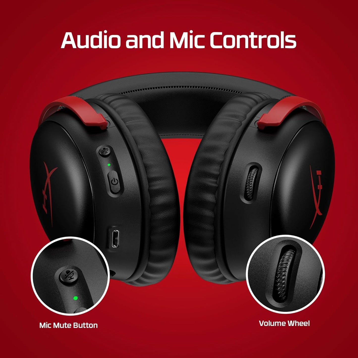 HyperX Cloud III Wireless – Auriculares Gaming Inalámbricos para PC, PS5, PS4