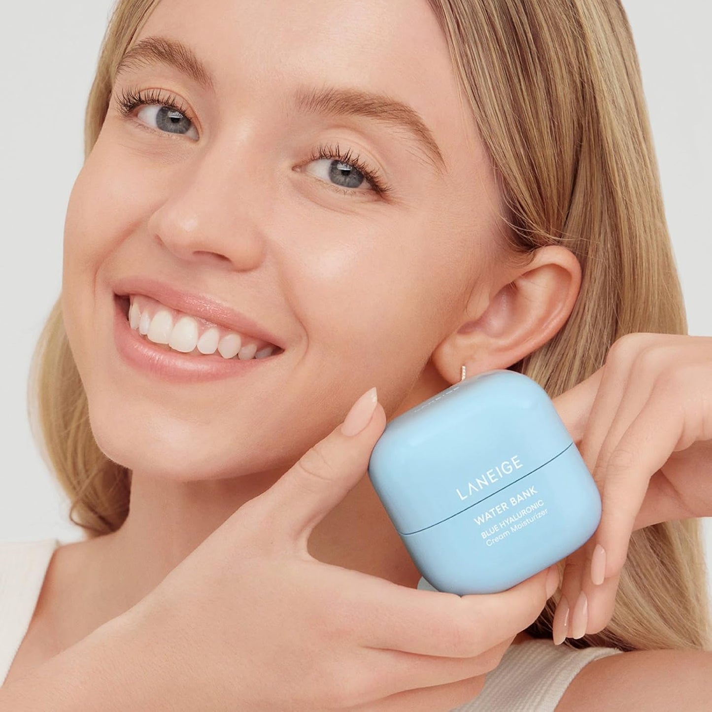 LANEIGE Crema hidratante con Ácido Hialurónico Azul, Escualano y Ceramidas – Refuerza la Barrera de la Piel – 50 ml