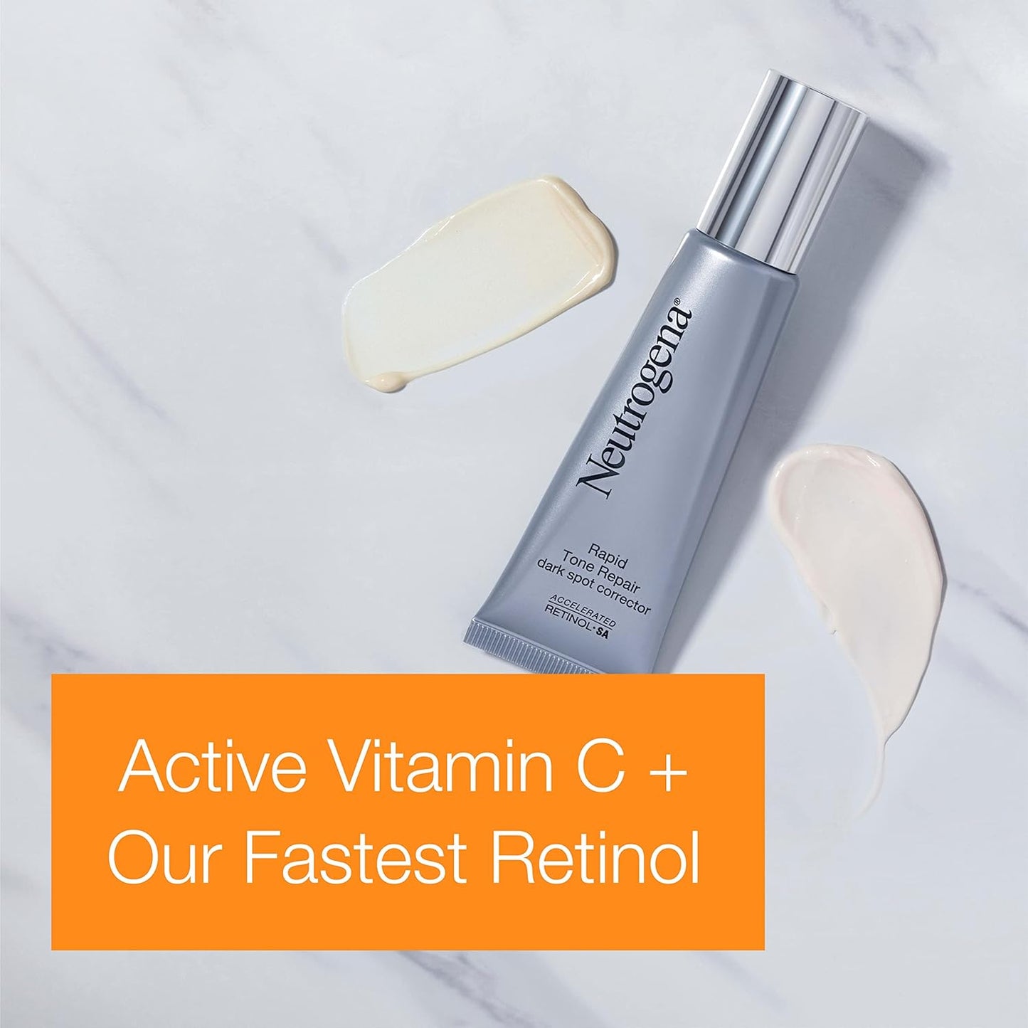 Neutrogena Reparador de Tono Retinol + Vitamina C - Corrector de manchas oscuras - Serum facial, corrector diario de manchas oscuras antiarrugas para iluminar y tonificar uniformemente, sin aceite mineral