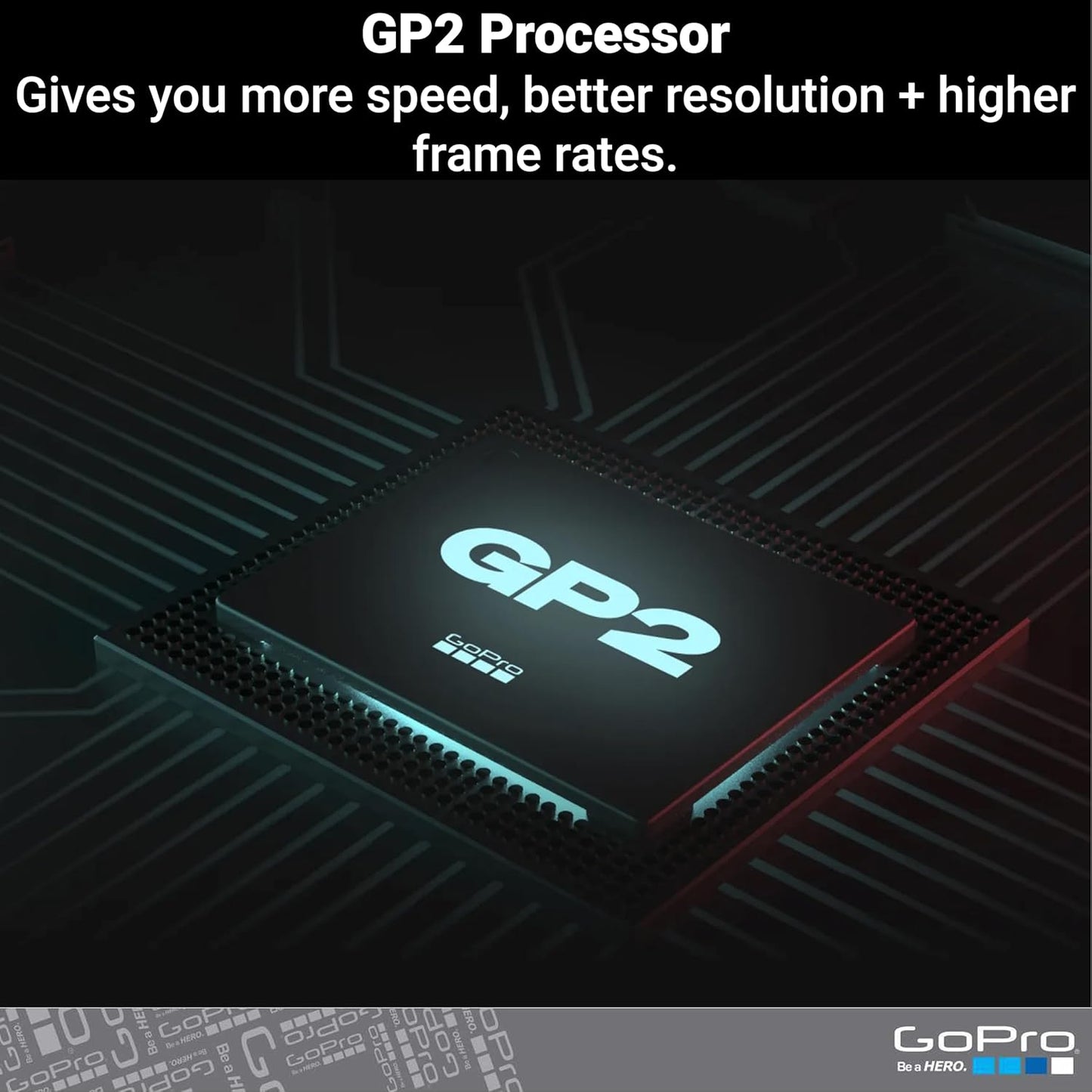 GoPro HERO10 Black – Cámara de acción 5.3K con GP2, 23MP, HyperSmooth 4.0, doble pantalla LCD táctil, y diseño impermeable