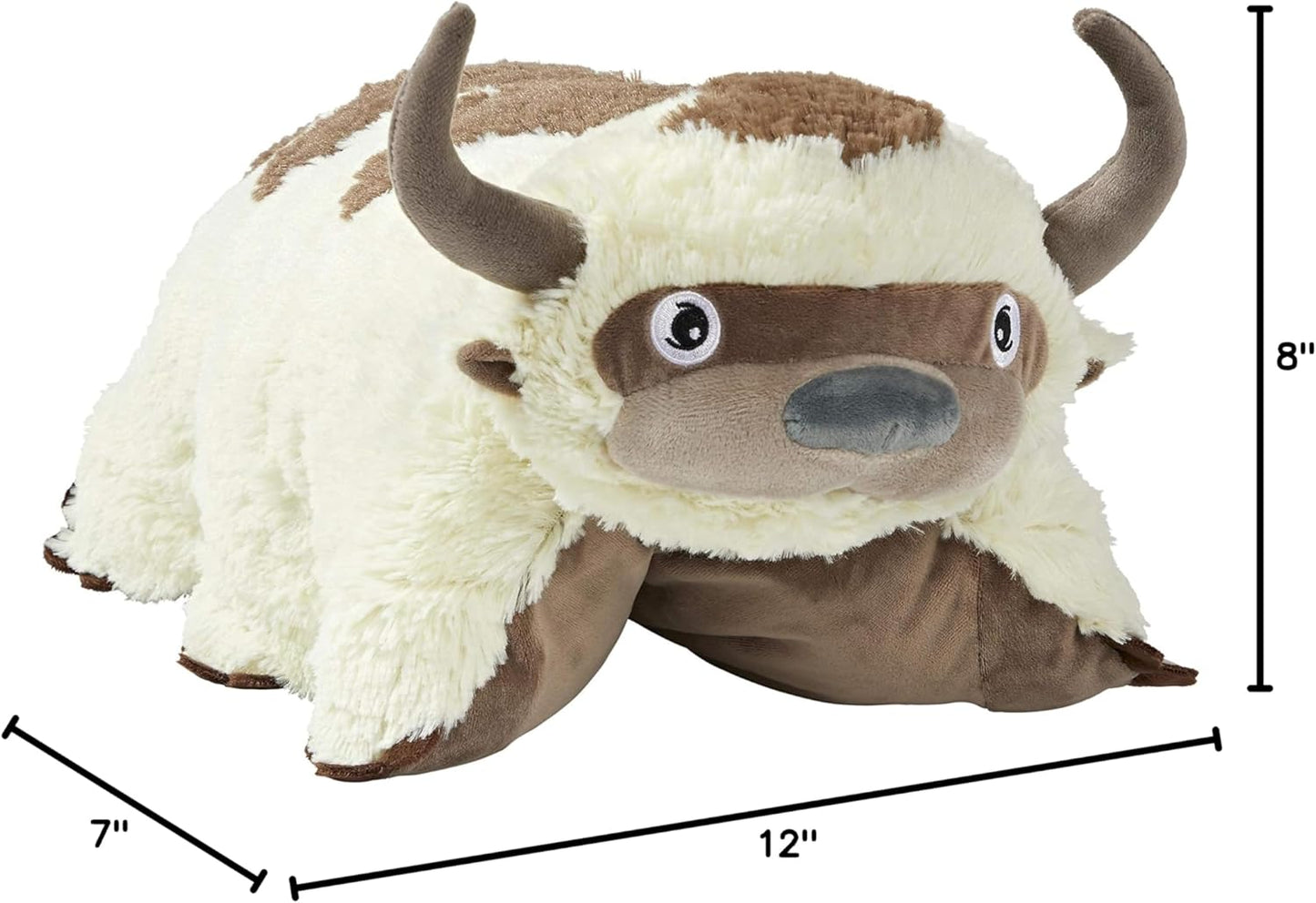 Peluche Appa de 16" | Avatar de Nickelodeon | The Last Airbender de peluche | Color: blanco