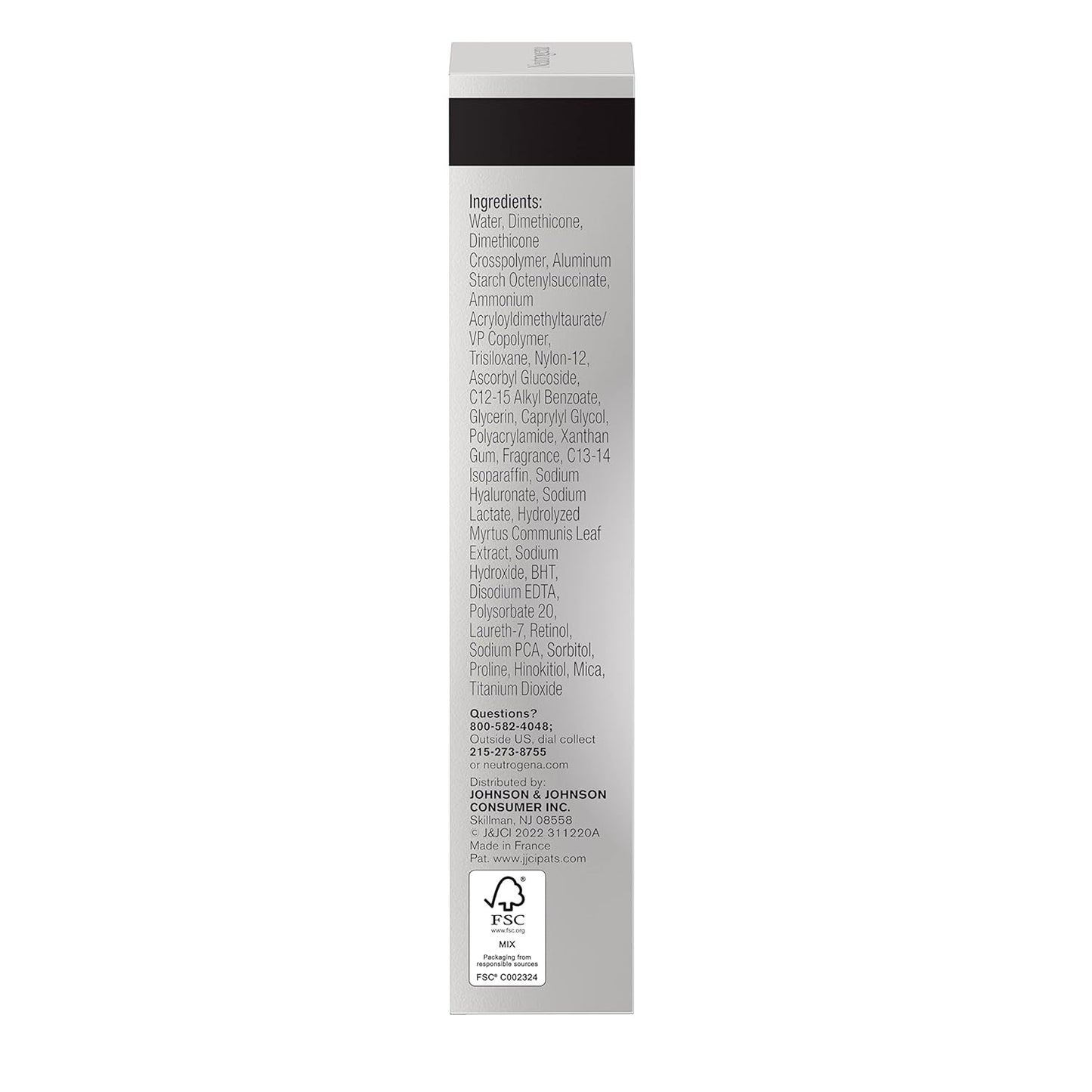 Neutrogena Reparador de Tono Retinol + Vitamina C - Corrector de manchas oscuras - Serum facial, corrector diario de manchas oscuras antiarrugas para iluminar y tonificar uniformemente, sin aceite mineral