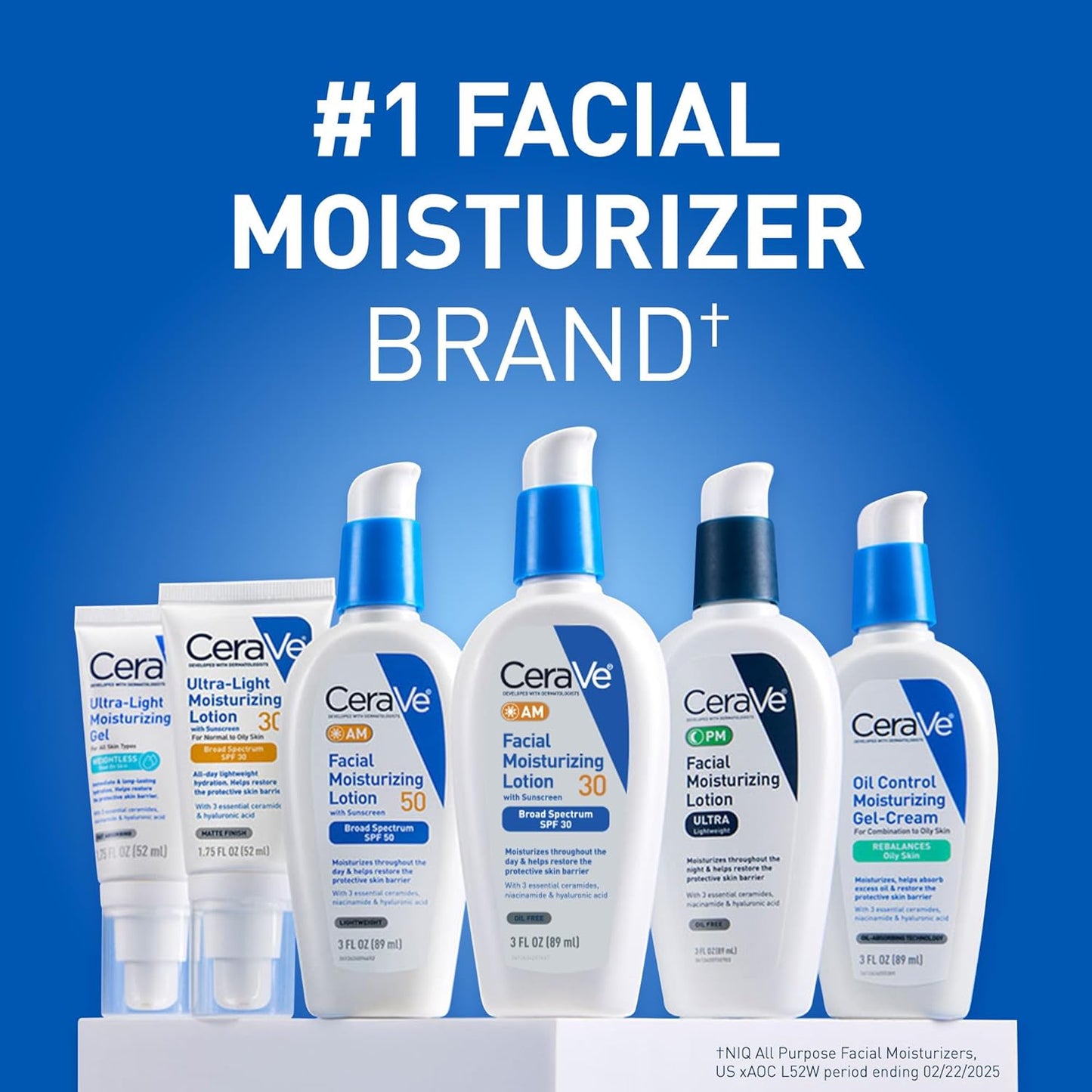 CeraVe Oil Control Gel-Crema Hidratante | Piel Grasa/Mixta – Niacinamida, Ácido Hialurónico, 3 Ceramidas | Mate, Sin Fragancia