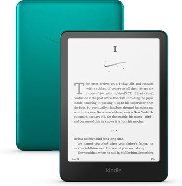 Kindle Paperwhite Signature Edition | 32 GB | Carga inalámbrica | 3 meses Kindle Unlimited | Color: Verde Jade Metálico