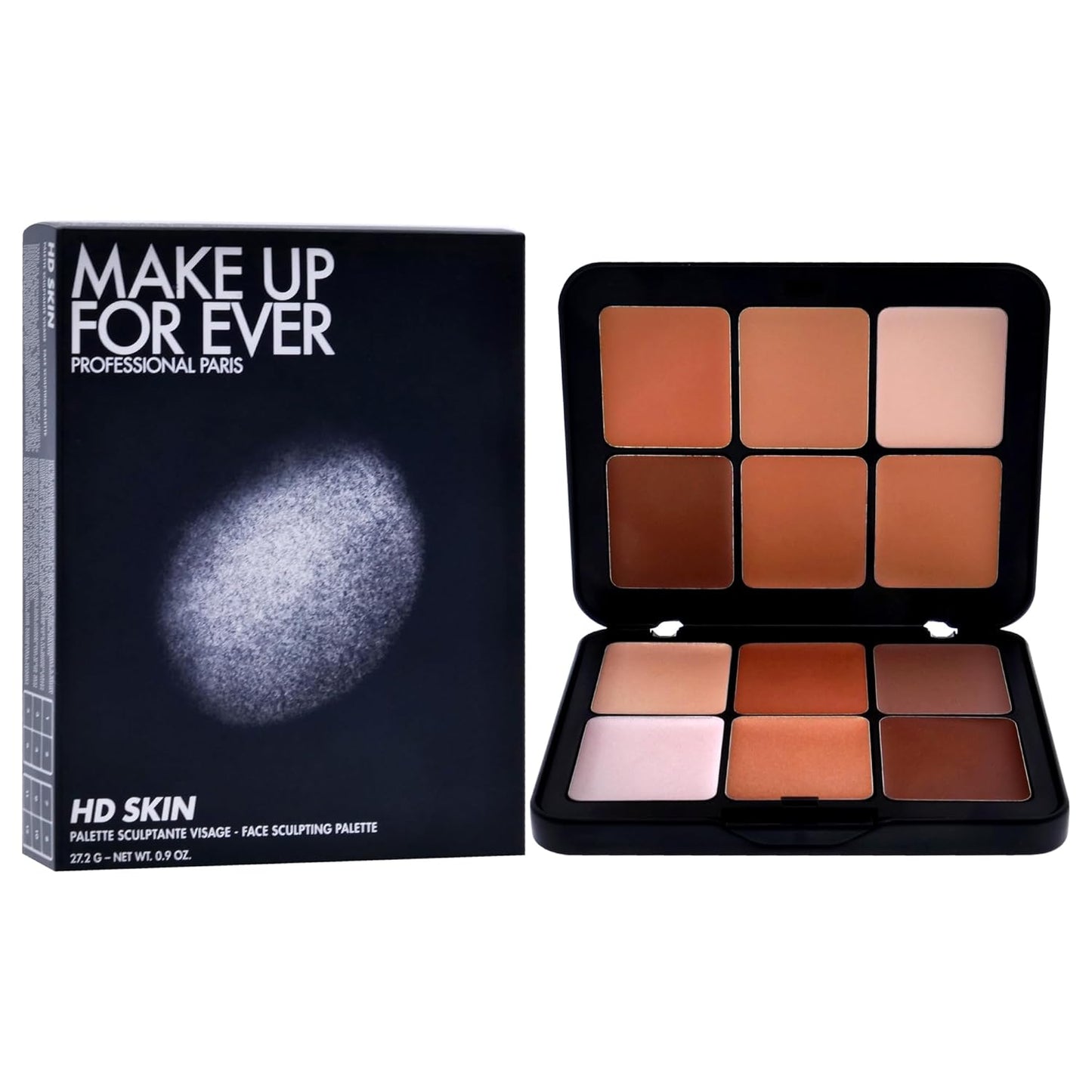 Paleta HD Skin todo en uno, escultura por Make Up For Ever para mujer, paleta de 0.9 onzas