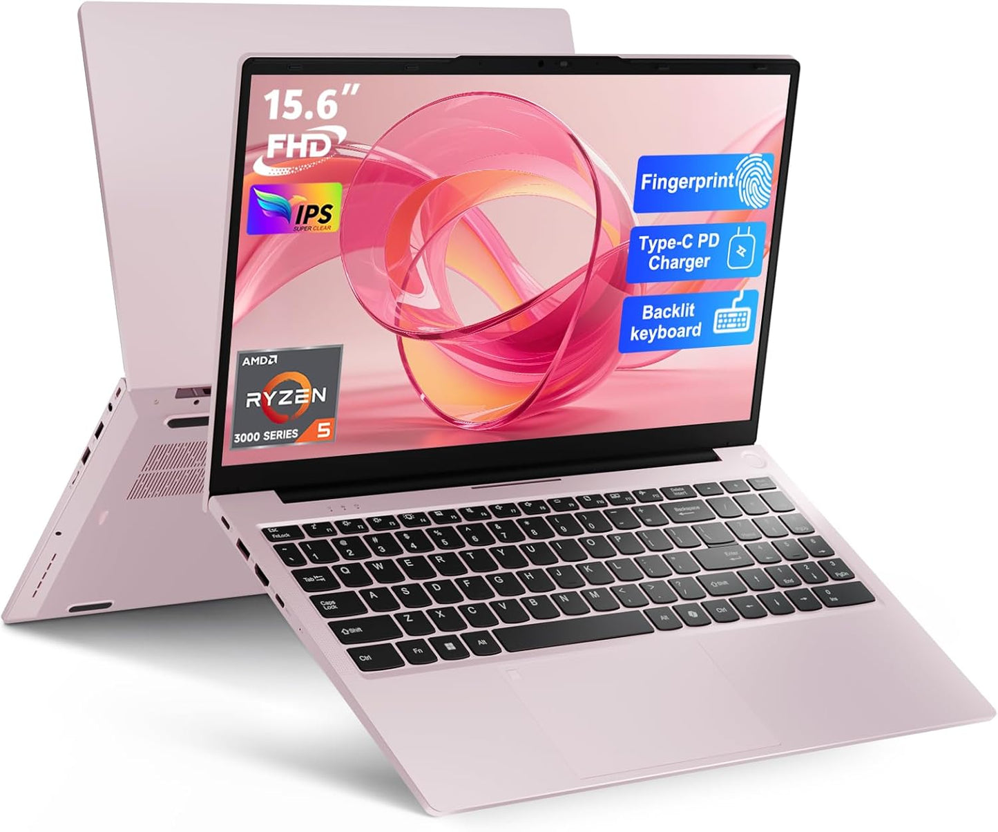 Laptop 15.6" FHD NIMO | AMD Ryzen 5 3500U | 32GB RAM | 1TB SSD | Teclado Retroiluminado | Huella Digital | Cargador Rápido 65W | Windows 11 | 2 Años Garantía