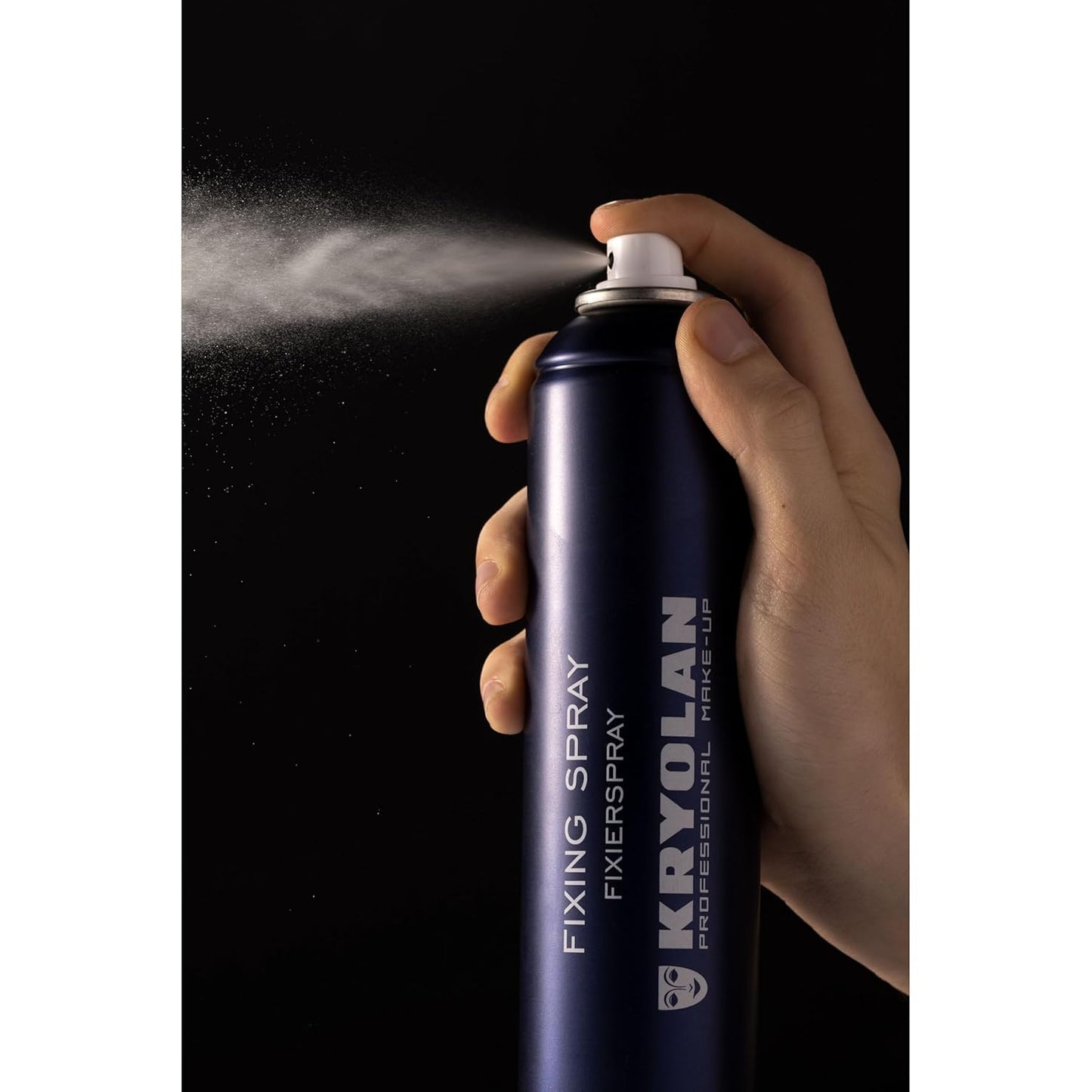 Kryolan Fixing Spray | Fijador de Maquillaje Profesional | Película protectora invisible | Larga duración y anti-transferencia | Resistente al agua fría y al sudor | Ideal para body painting (Aquacolor)