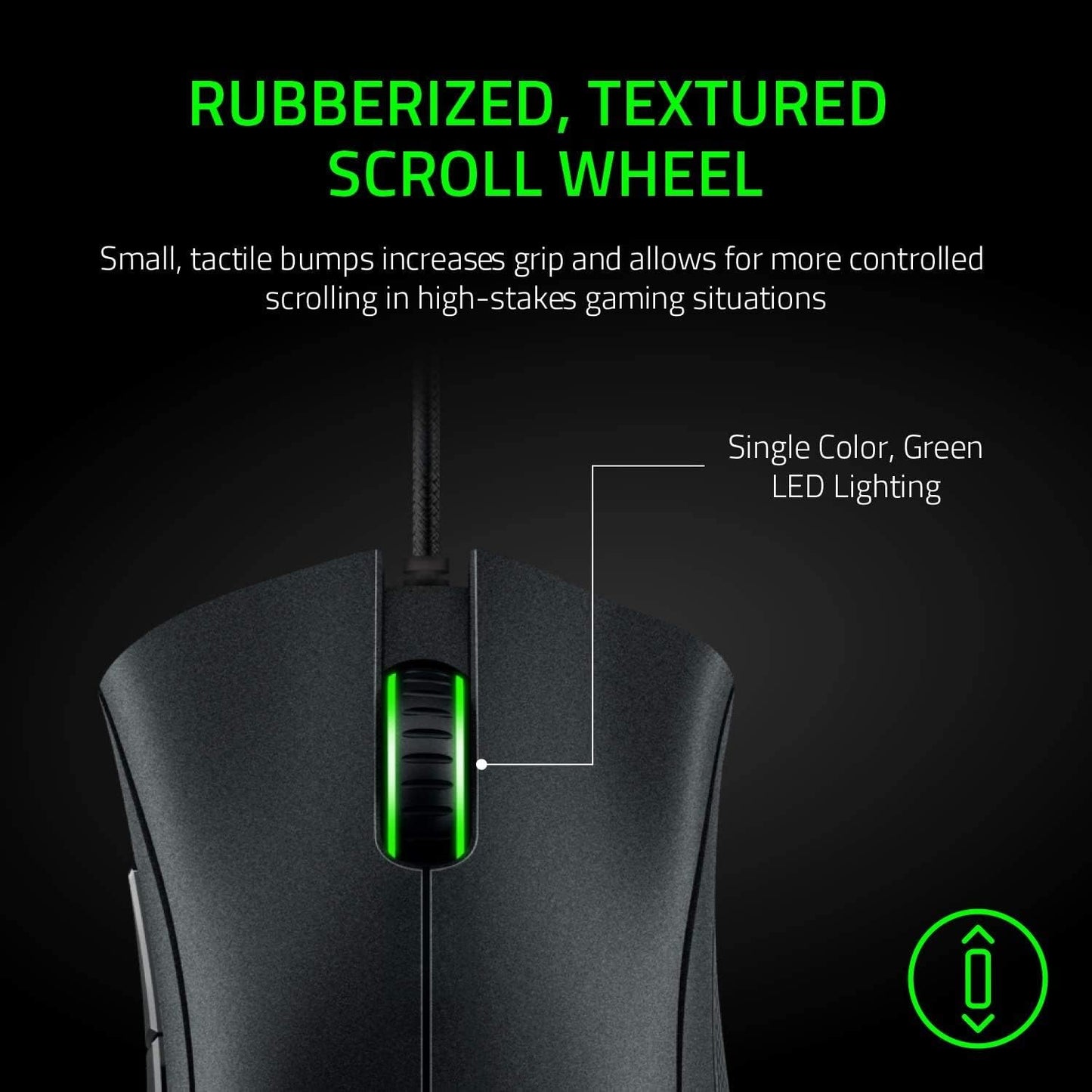 Razer DeathAdder Essential – Mouse Gamer con Sensor Óptico de 6400 DPI – Negro Clásico