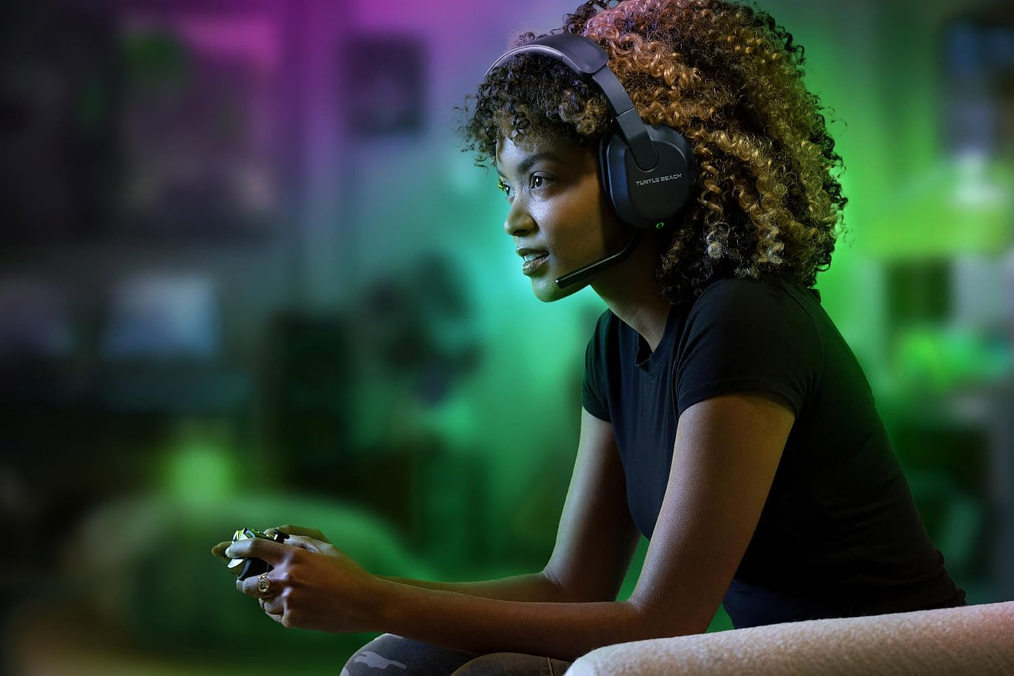 Turtle Beach Stealth 600 – Auriculares Gaming Inalámbricos Multiplataforma con Sonido Amplificado y Micrófono con Cancelación de Ruido
