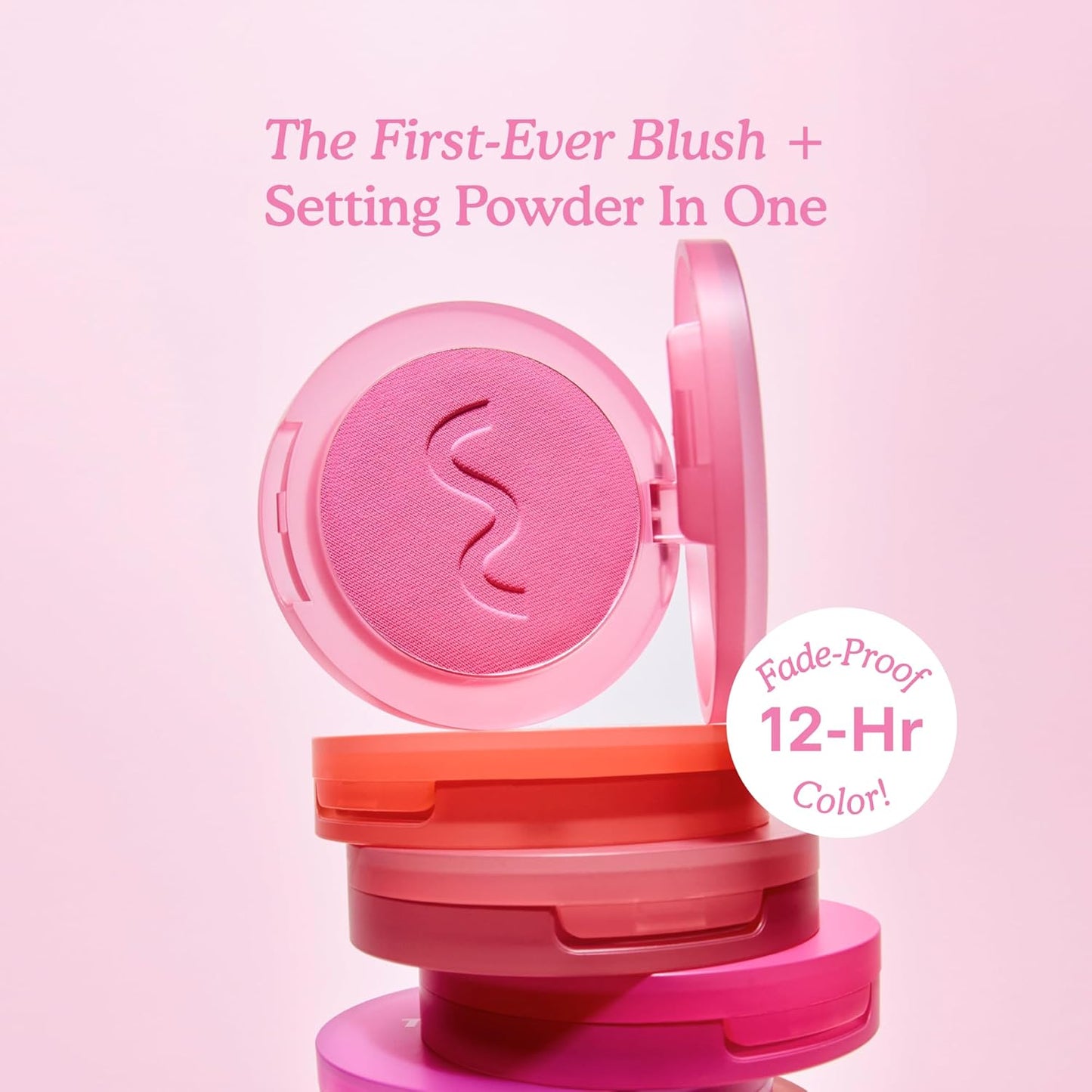 GetSet Soft Matte Powder Blush - Fórmula autoajustable de 12 horas a prueba de sudor