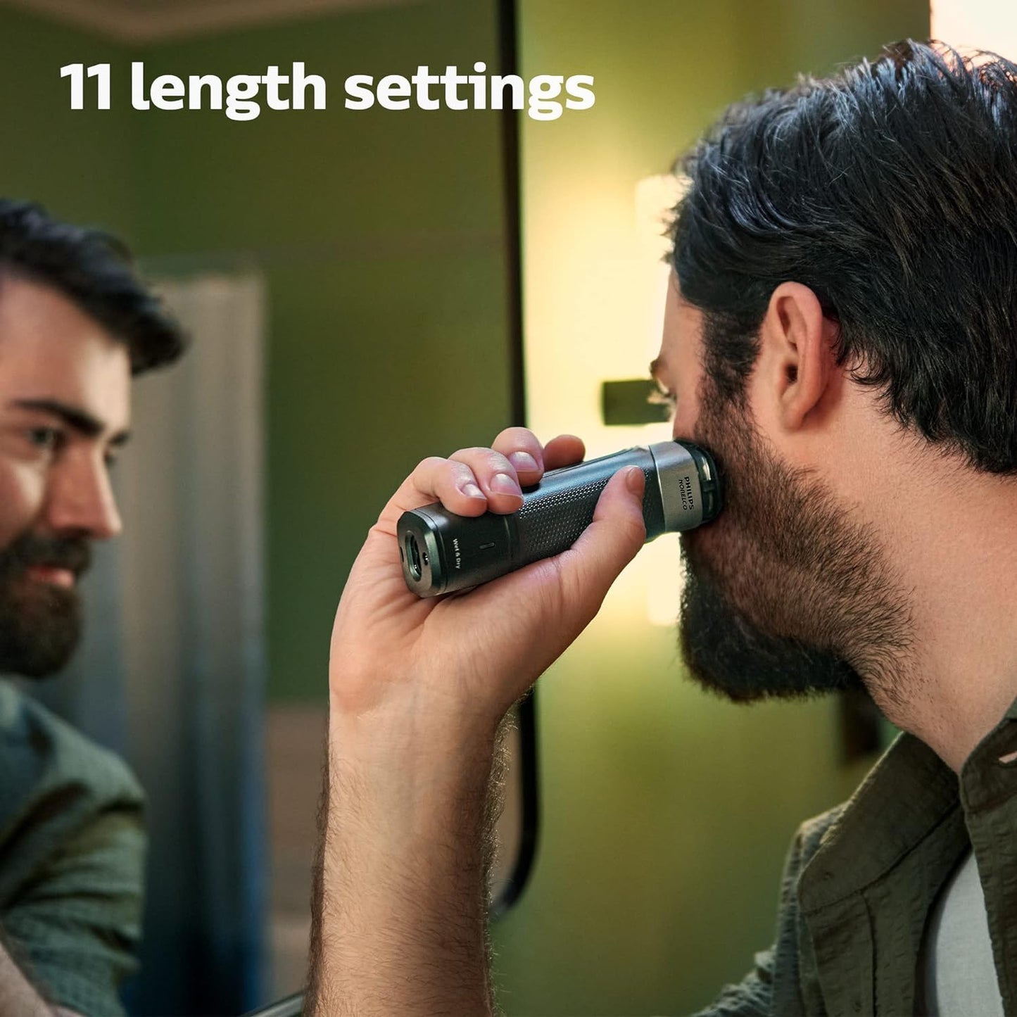 Philips Norelco Multigroom Series 5000 (MG5910/49) | 18 en 1 para Barba, Cabello, Cuerpo e Íntimo – Sin aceite
