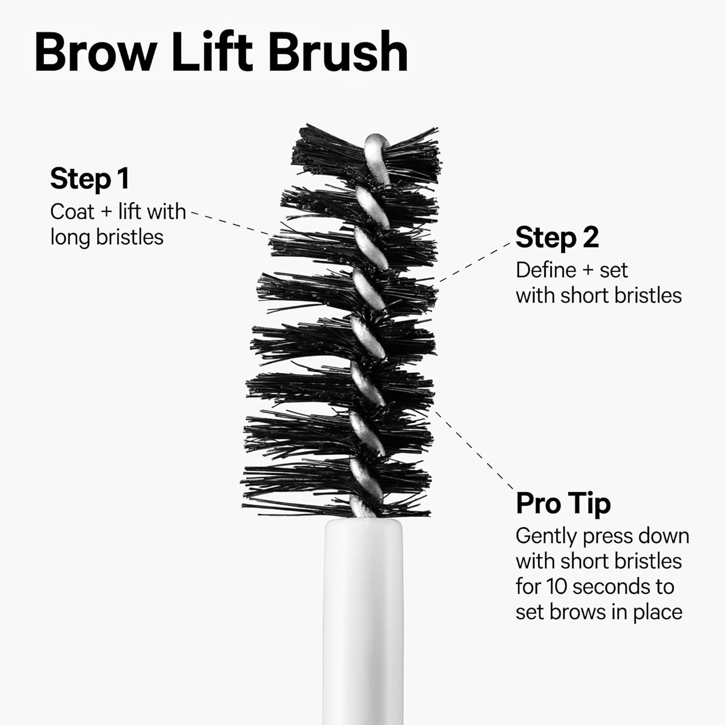 Milk Makeup KUSH Brow Lamination Gel Transparente | Gel Fijador de Cejas que Levanta, Moldea y Define hasta 8 hs | Vegano y Cruelty-Free