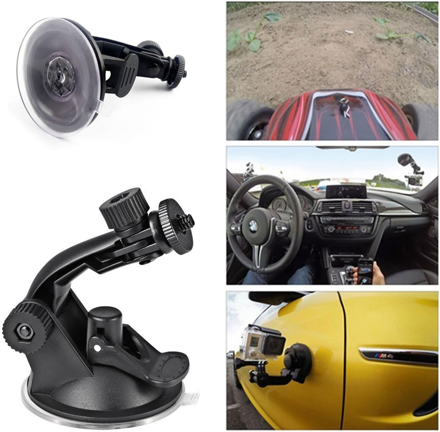 Kit de Accesorios 7-en-1 para Cámaras de Acción — Compatible con AKASO (EK7000/EK7000 Pro/Brave 4/Brave 4 Pro/Brave 7 LE/Brave 7/Brave 8/V50X/V50 Pro/V50 Elite), GoPro Hero 13/12/11/10/9 y DJI Action