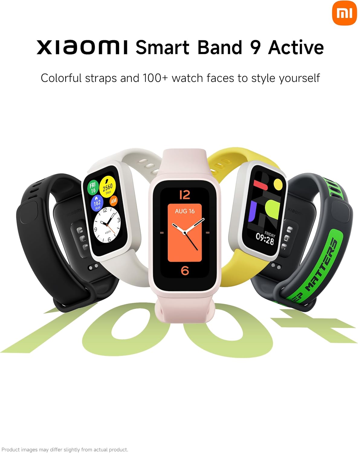 Smart Band 9 Active Global | Pantalla 1.47", 60 Hz | Hasta 18 días de batería | 50 modos deportivos | Salud 24/7 | 5 ATM (negro)